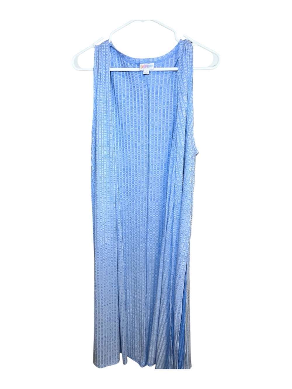 LuLaRoe Light Blue Open Front Maxi Cardigan